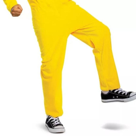 Pokemon Pikachu Halloween Costume 4/6 Jumpsuit, Mask 2 Pc Yellow Classic Kids - Picture 4 of 6